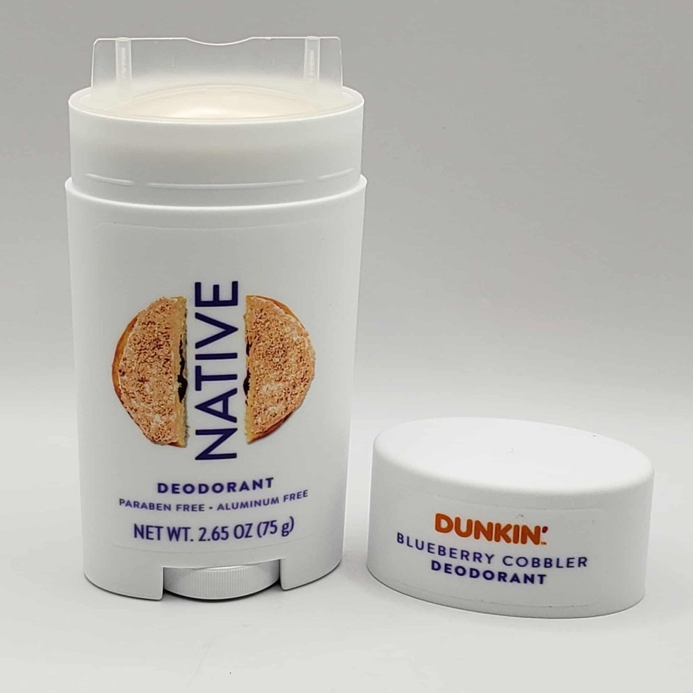 Native x Dunkin Blueberry Cobbler Aluminum Paraben Free Deodorant 2.65oz - 2Pack - Picture 2 of 8
